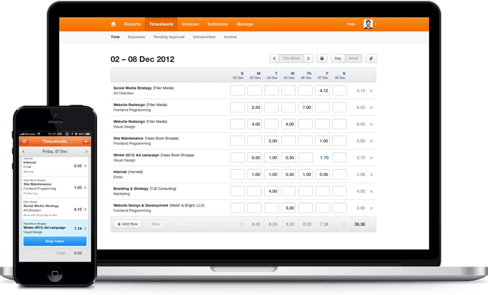 Harvest Time Tracking