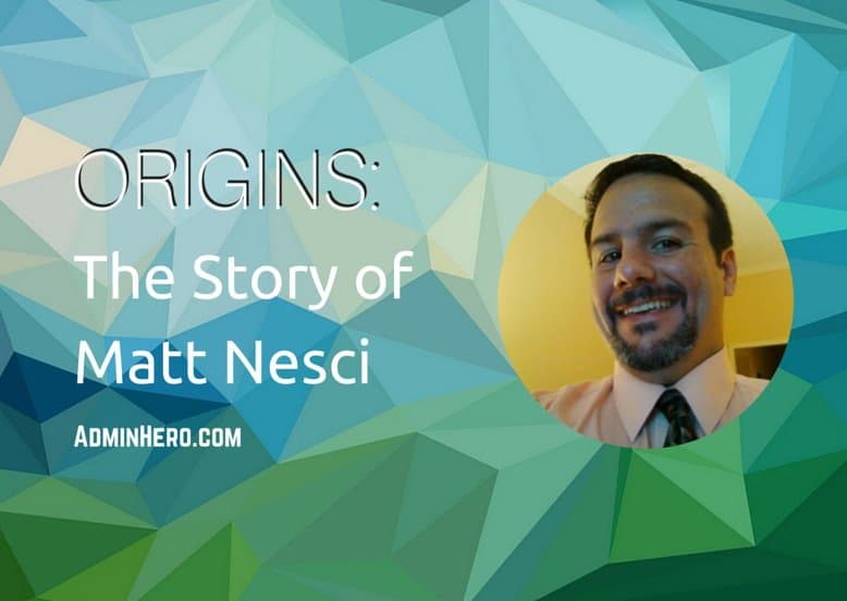 ORIGINS: The Story of Matt Nesci